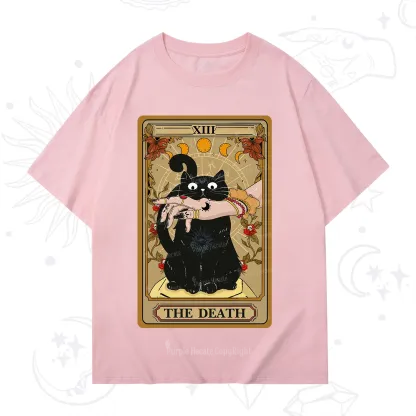 Purplehecate The Death Tarot Black Cat T-Shirt