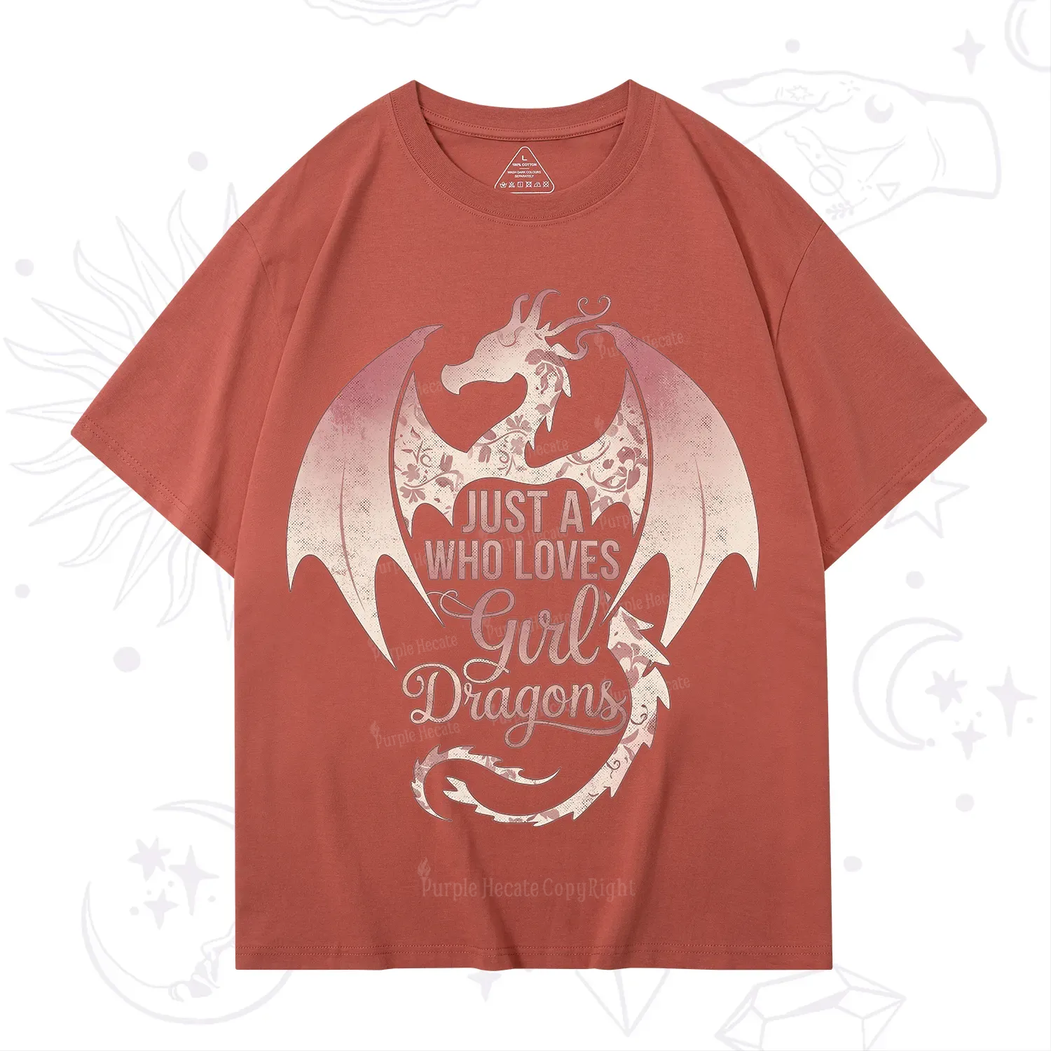Purplehecate Just A Girl Who Loves Dragons T-Shirt