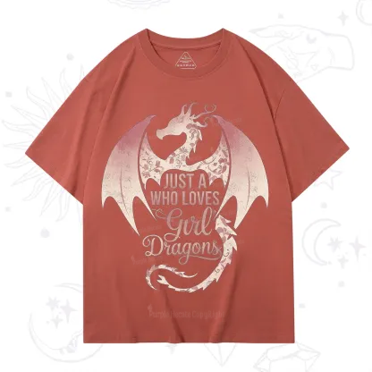 Purplehecate Just A Girl Who Loves Dragons T-Shirt