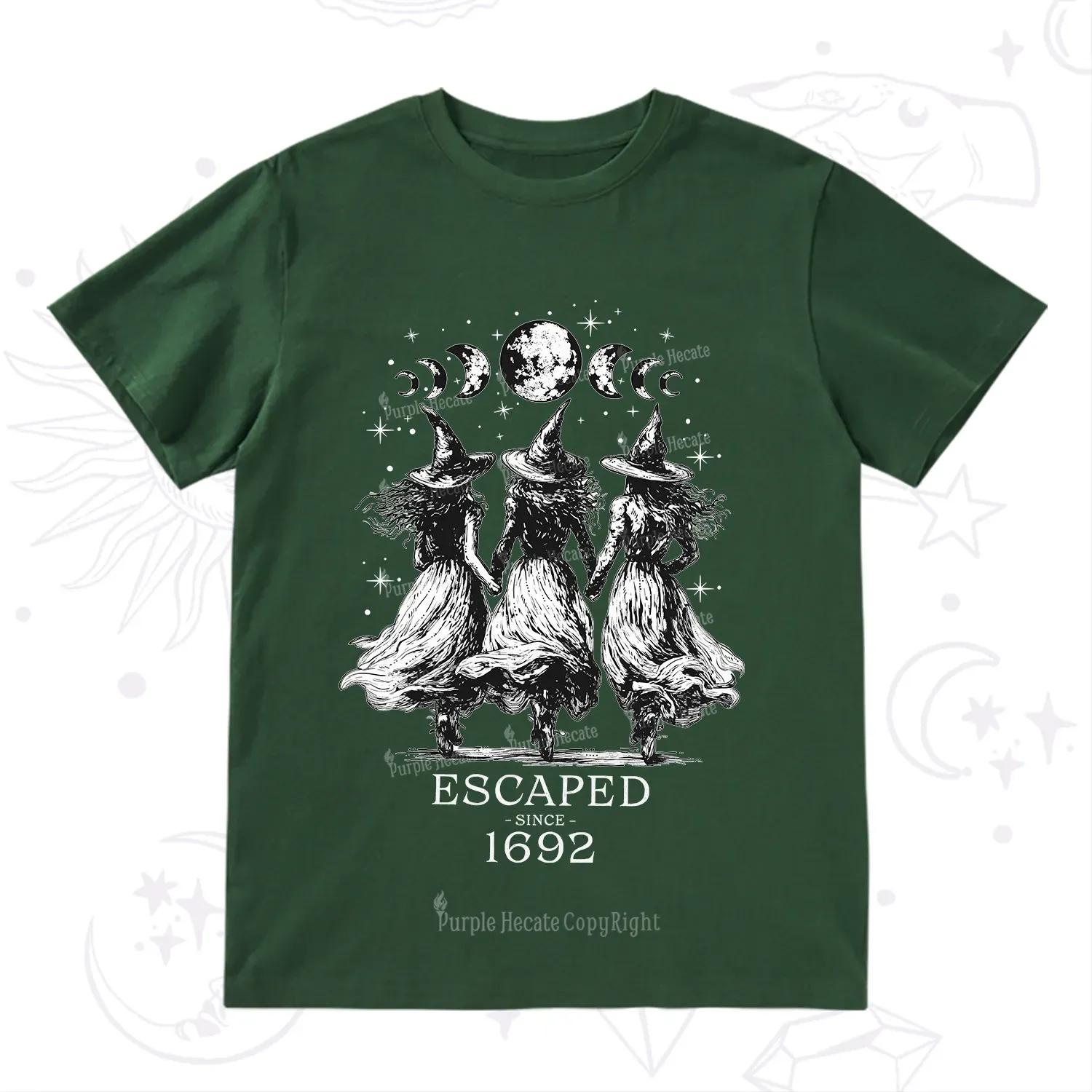 Purplehecate Escaped Since 1692 T-Shirt