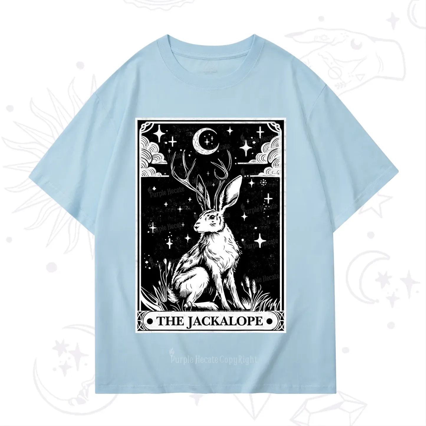 Purplehecate The Jackalope Tarot T-Shirt
