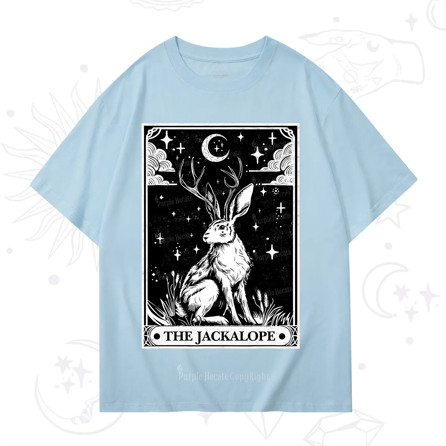 Purplehecate The Jackalope Tarot T-Shirt