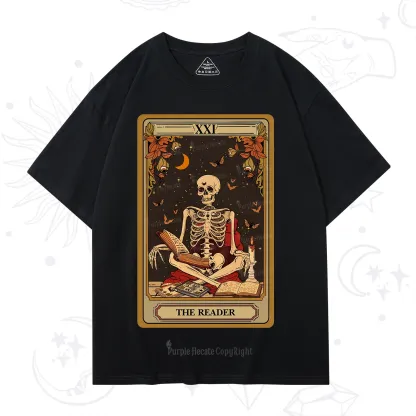 Purplehecate The Reader Tarot Card T-Shirt