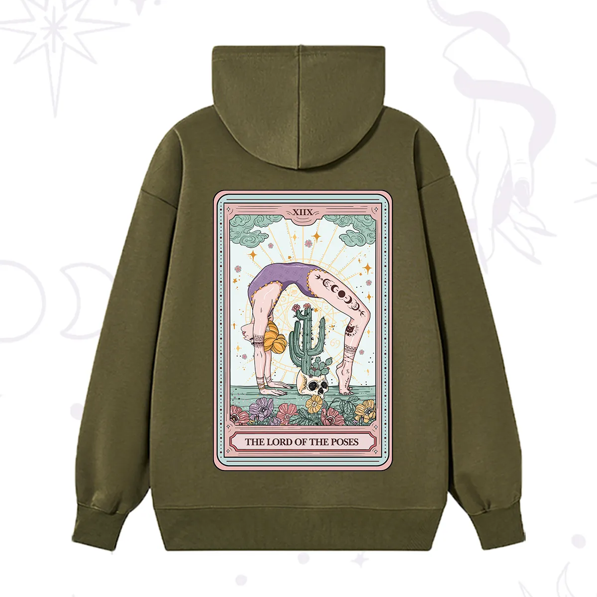Purplehecate The Lord Of The Poses Tarot Hoodie