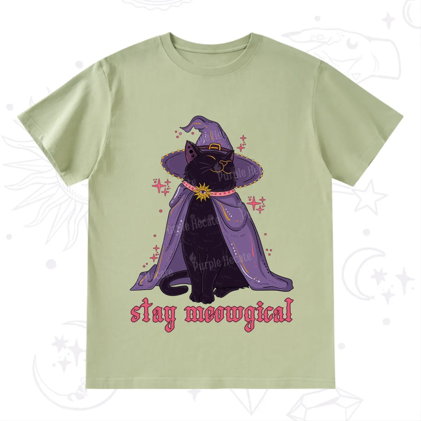 Purplehecate Stay Meowgical Cat T-Shirt