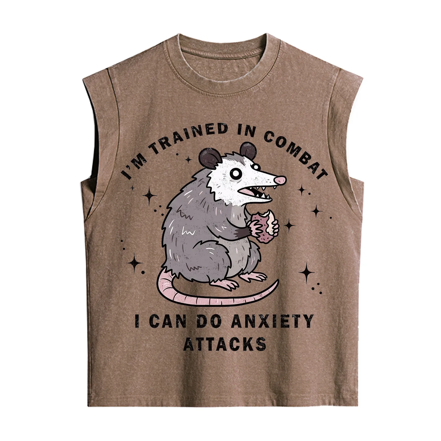 [Copy]Purplehecate The World Can Be Cruel So I Won't Be Vintage Washed Tank