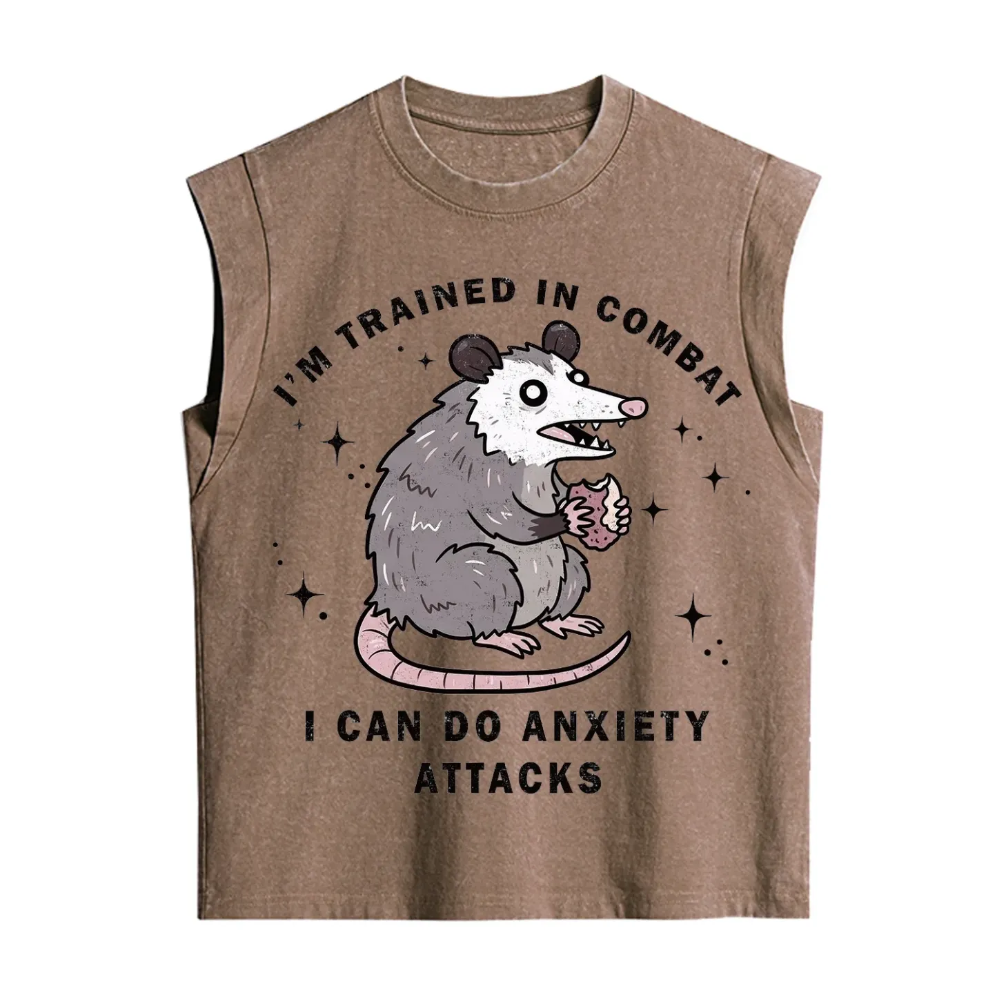 [Copy]Purplehecate The World Can Be Cruel So I Won't Be Vintage Washed Tank