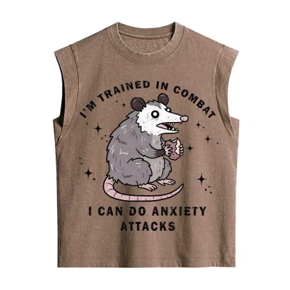 [Copy]Purplehecate The World Can Be Cruel So I Won't Be Vintage Washed Tank