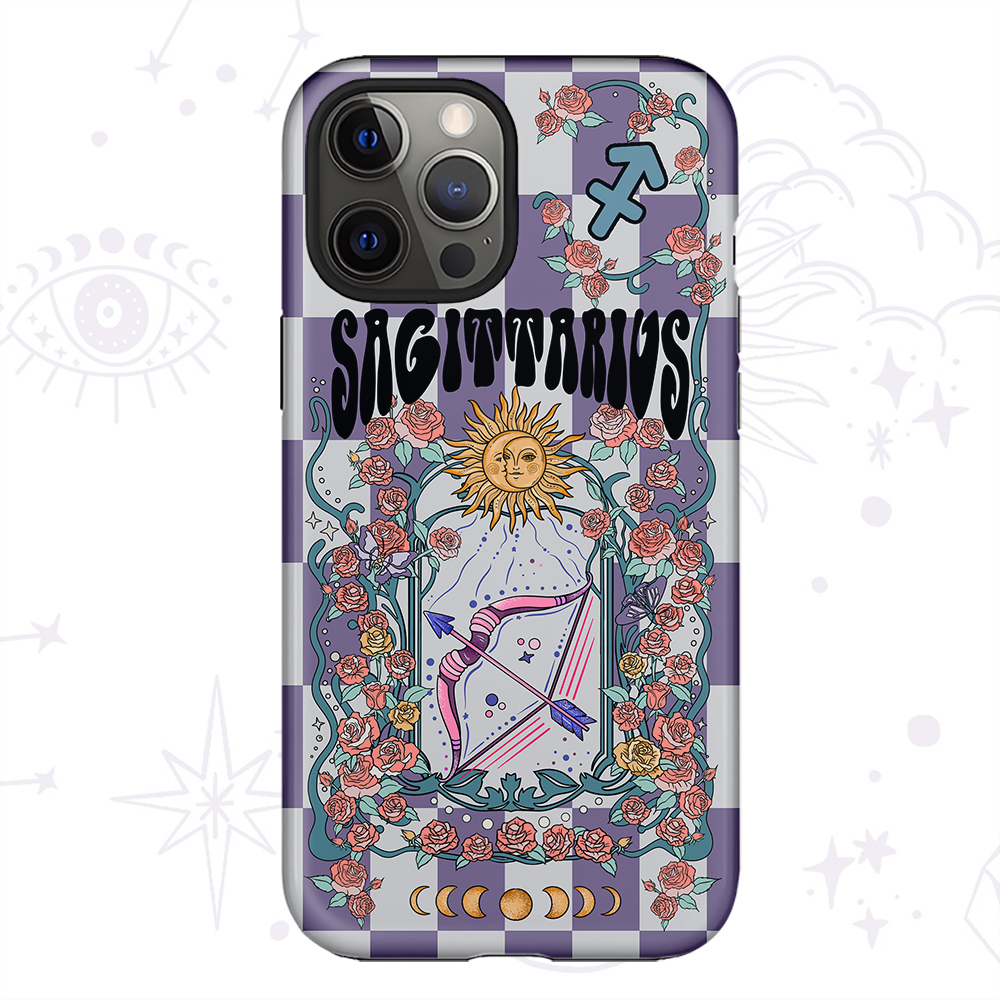 Purplehecate Sagittarius Spirit Zodiac Collage Phone Case