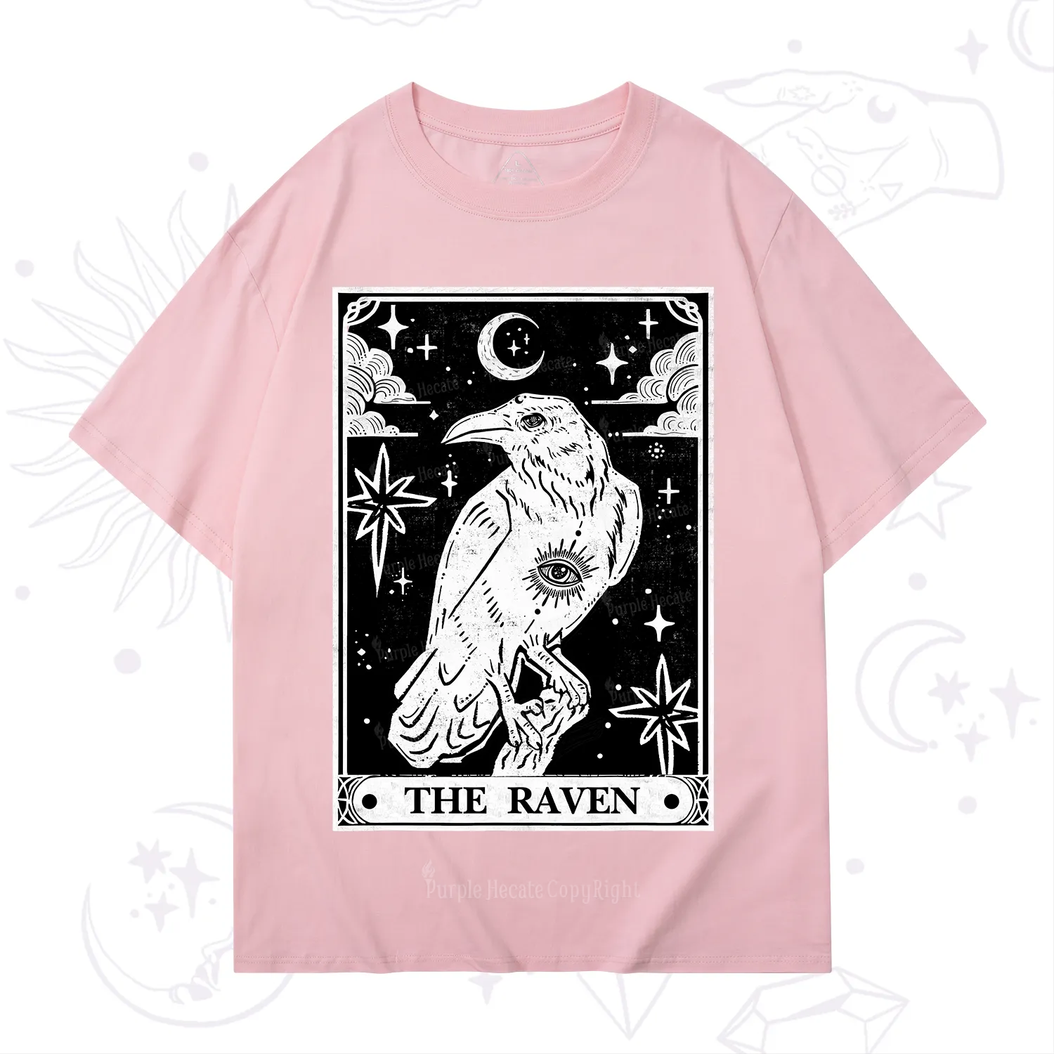 Purplehecate The Raven Tarot T-Shirt