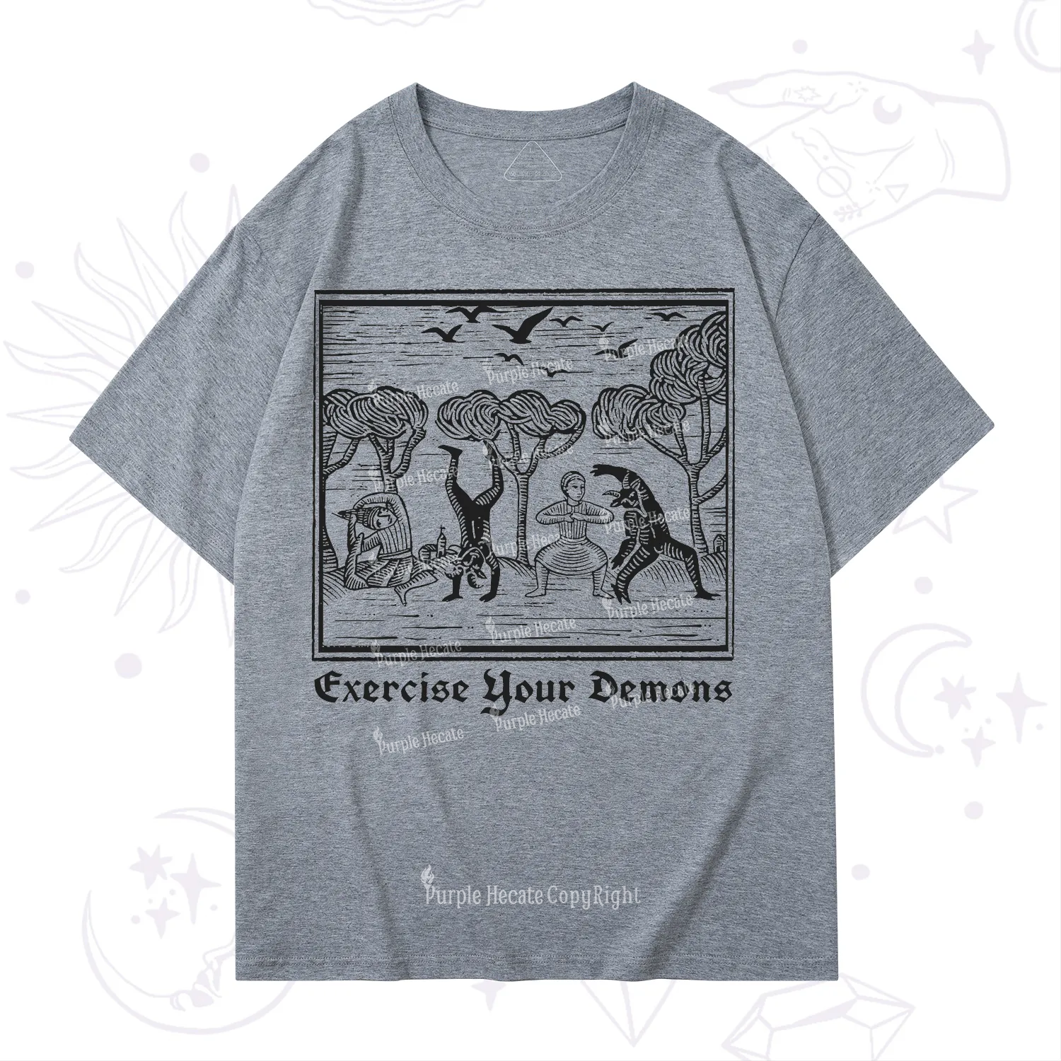 Purplehecate Exercise Your Demons T-Shirt