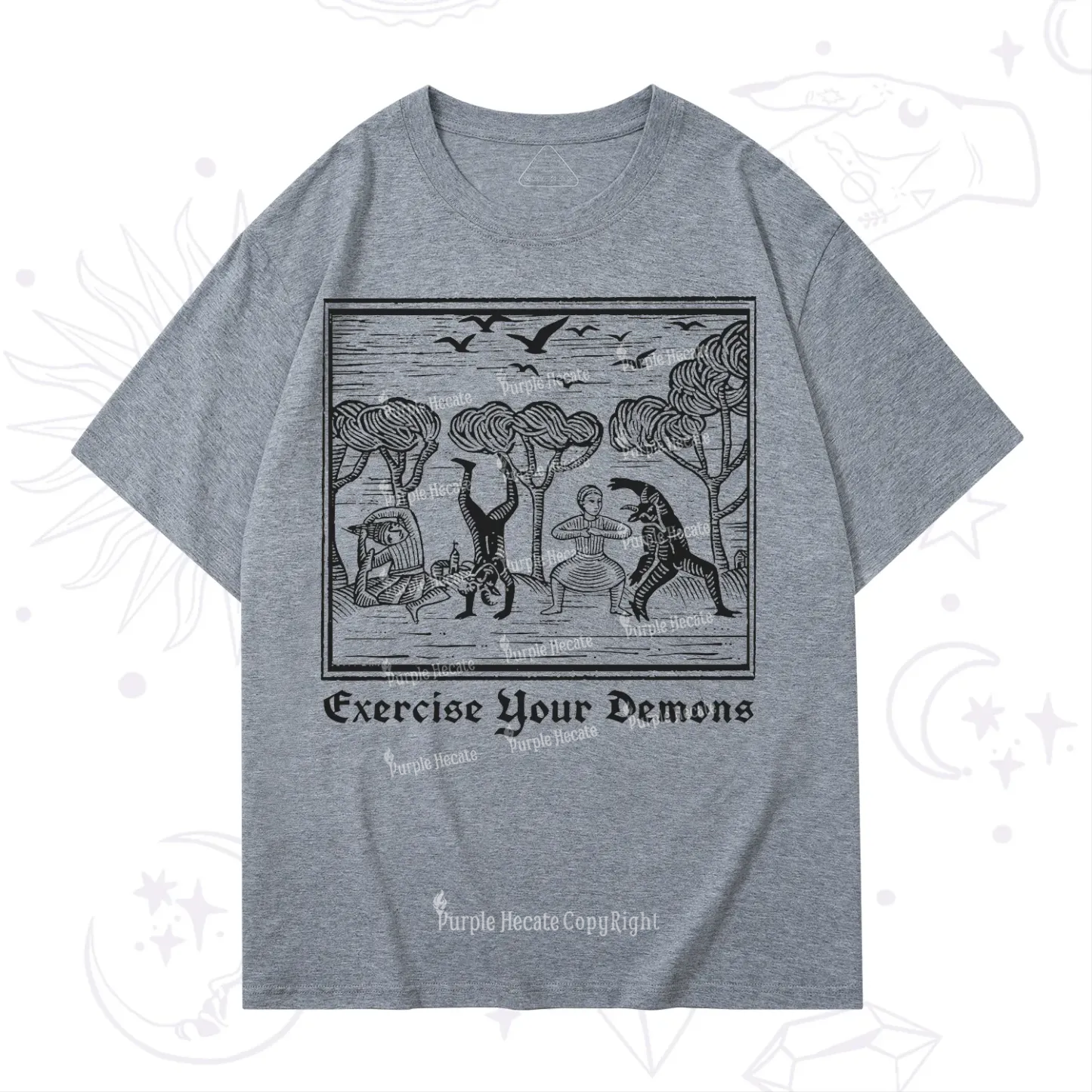 Purplehecate Exercise Your Demons T-Shirt