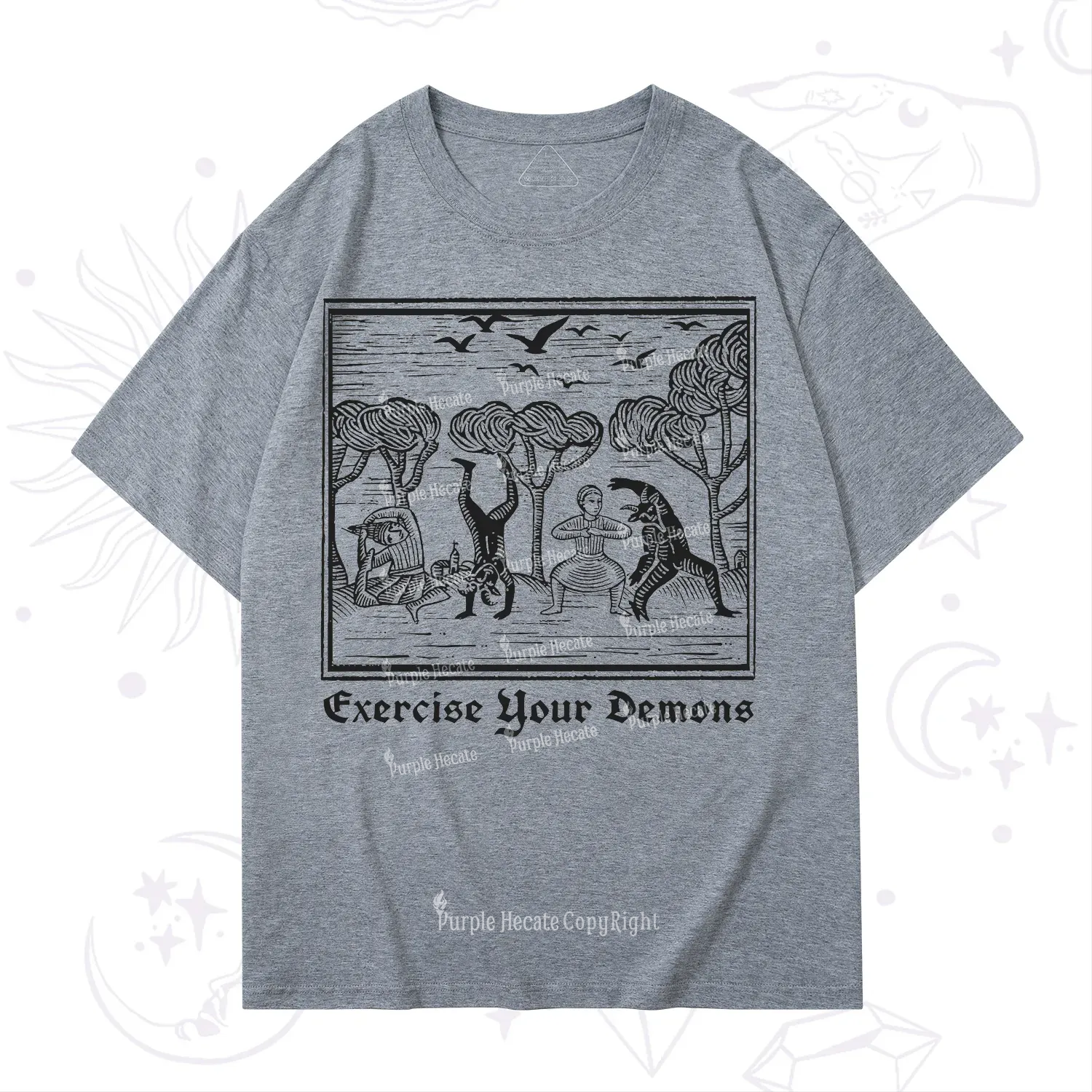 Purplehecate Exercise Your Demons T-Shirt