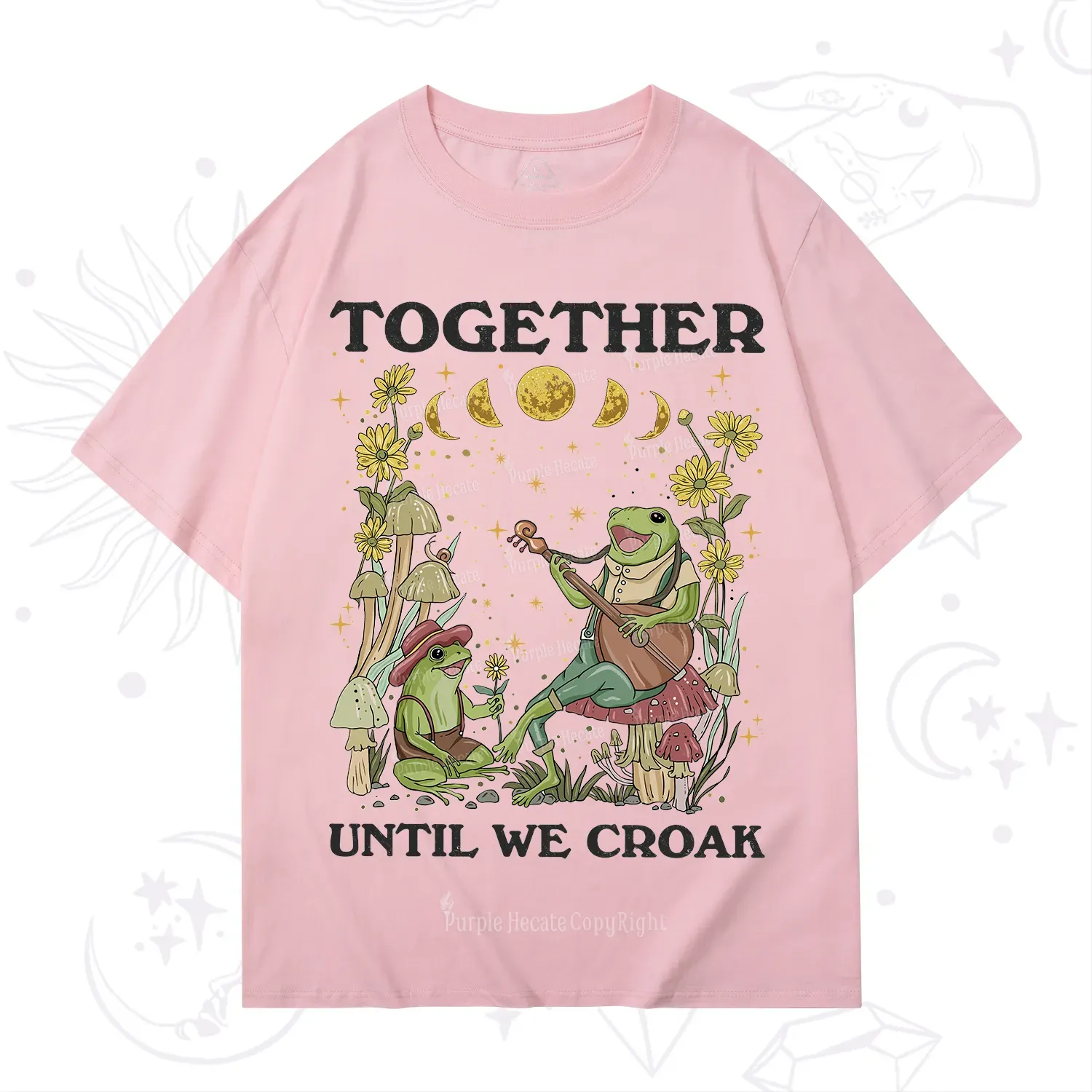 Purplehecate Together Until We Croak Frog T-Shirt