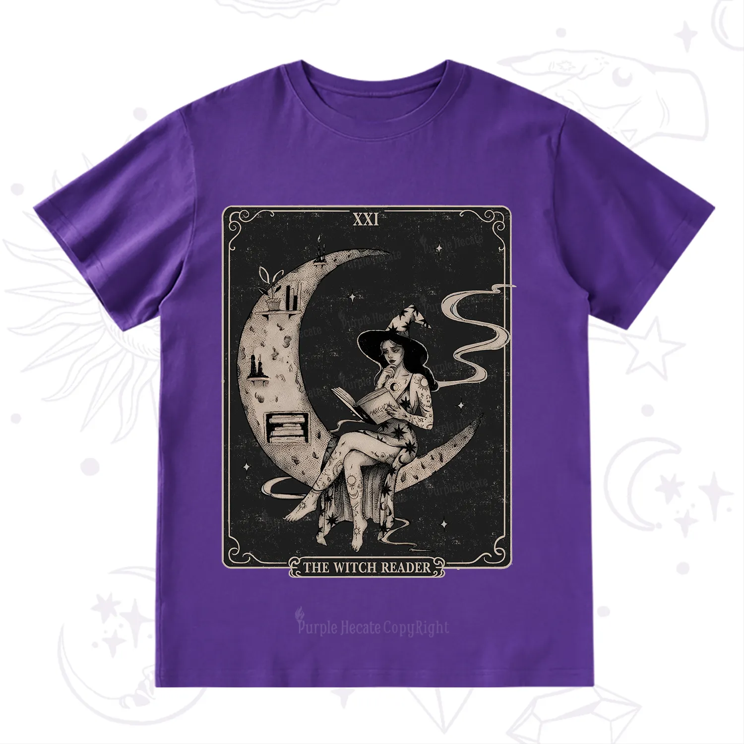 Purplehecate The Witch Reader T-Shirt