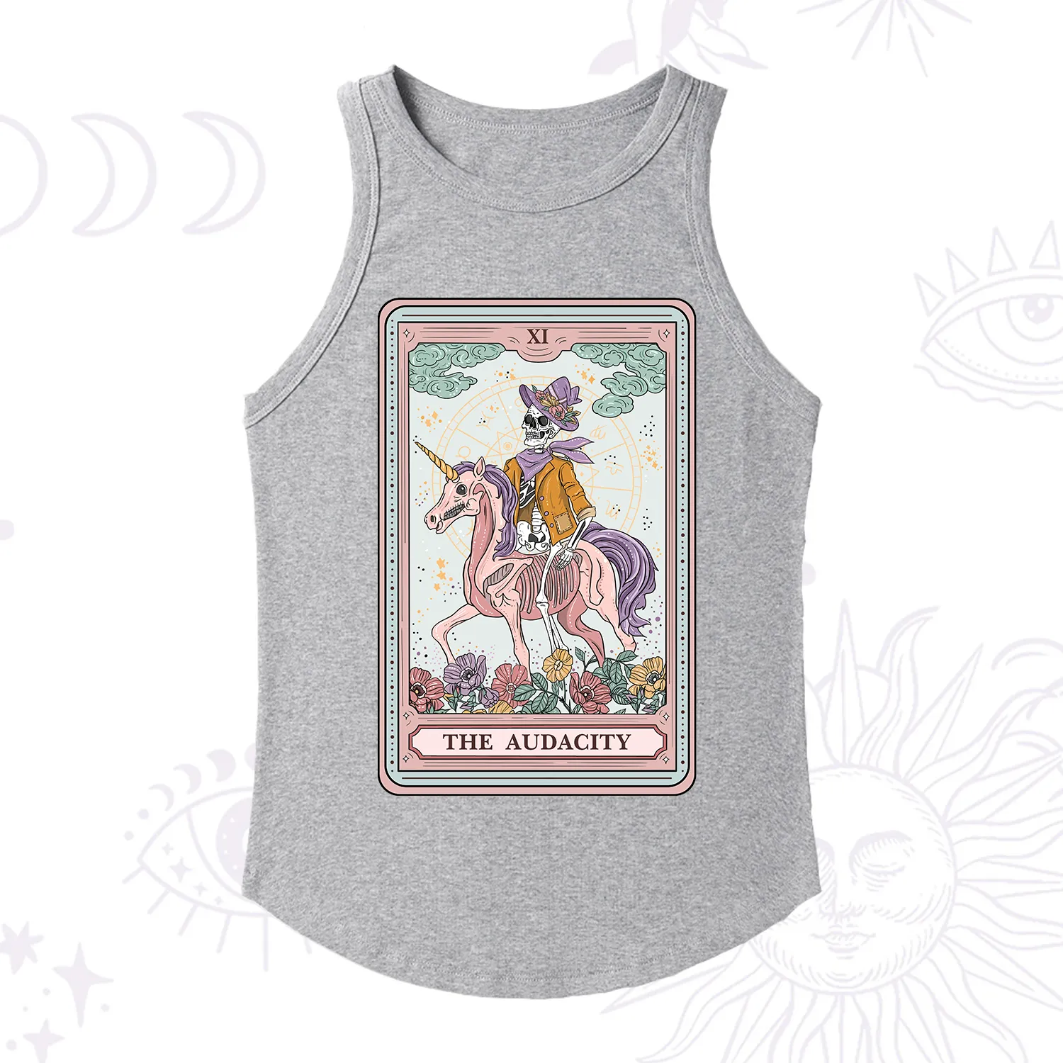Purplehecate The Audacity Tarot Card Ribbed Tank Top