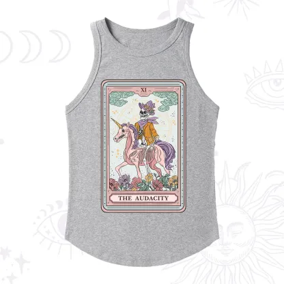 Purplehecate The Audacity Tarot Card Ribbed Tank Top