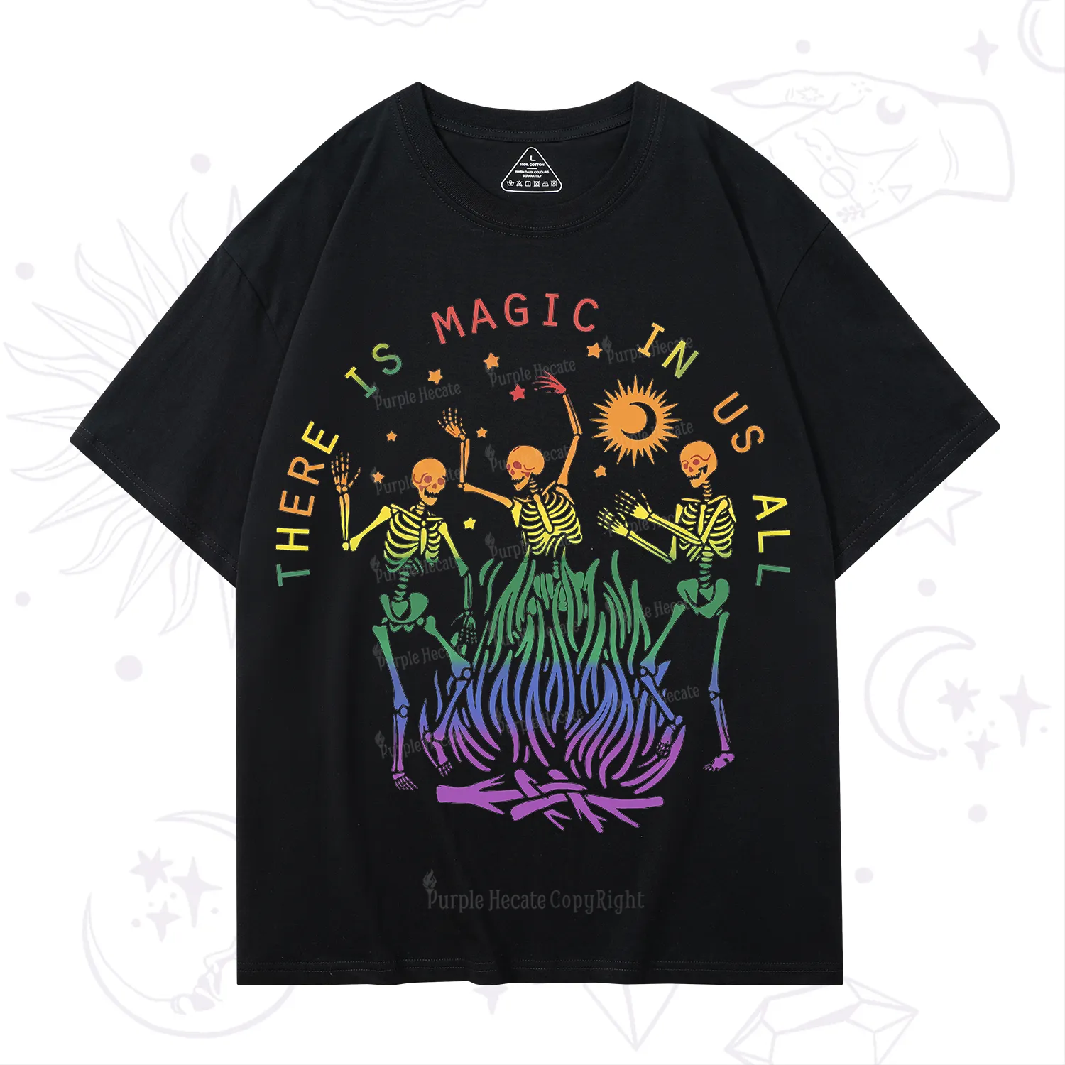 Purplehecate Pride Outfit There is Magic in Us All Back T-Shirt