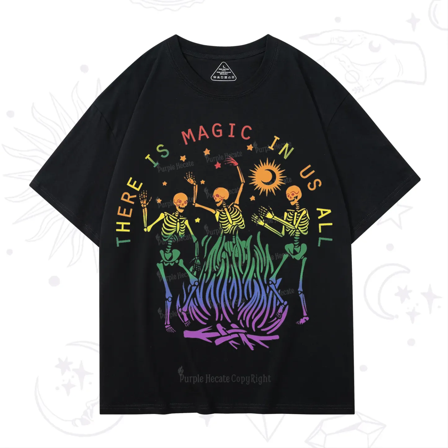 Purplehecate Pride Outfit There is Magic in Us All Back T-Shirt