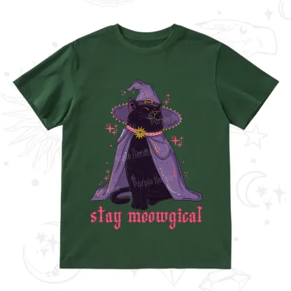 Purplehecate Stay Meowgical Cat T-Shirt