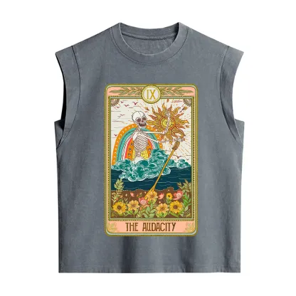 Purplehecate The Audacity Tarot Card Vintage Washed Tank
