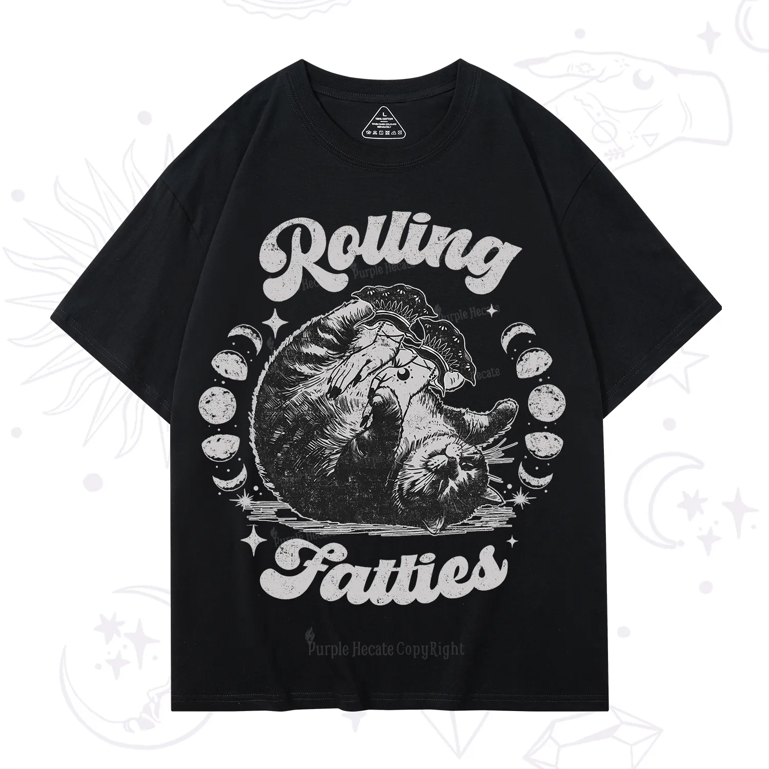 Purplehecate Funny Rolling Fatties T-Shirt