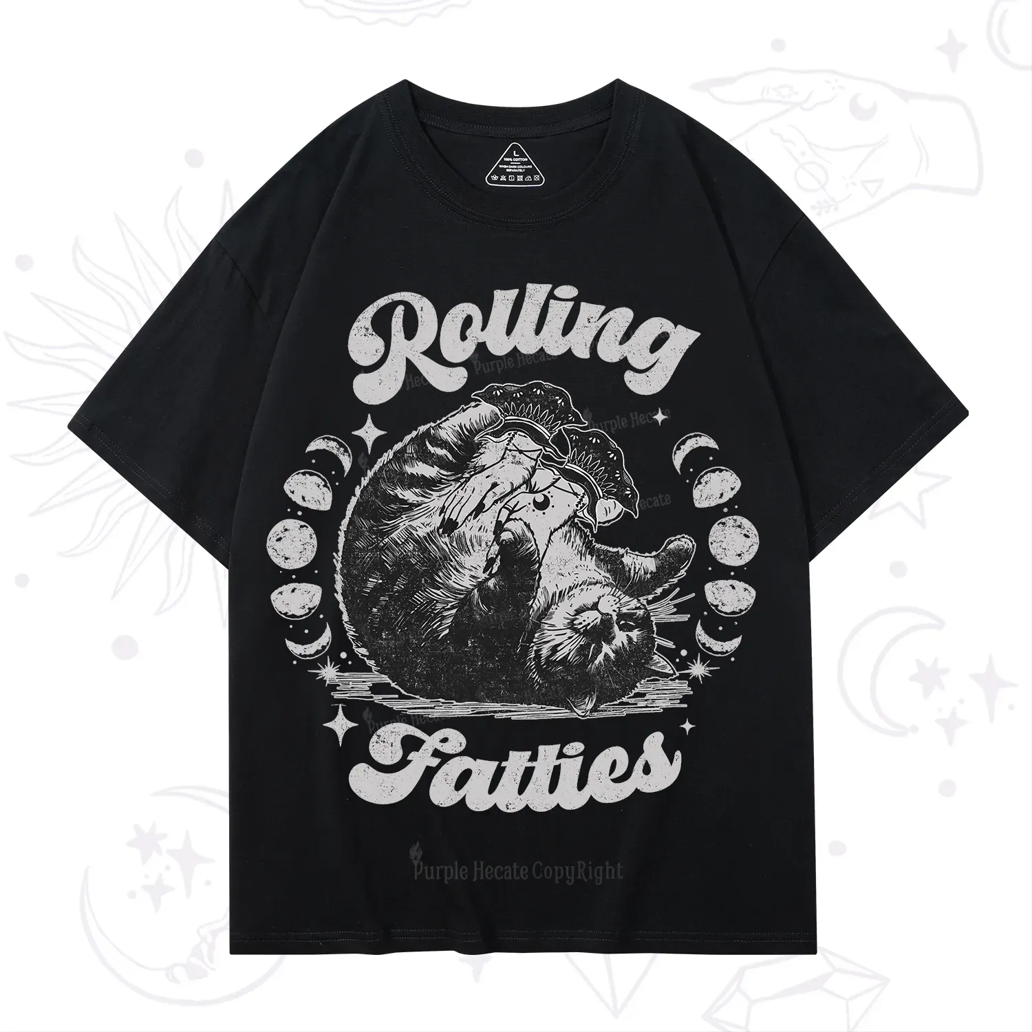 Purplehecate Funny Rolling Fatties T-Shirt