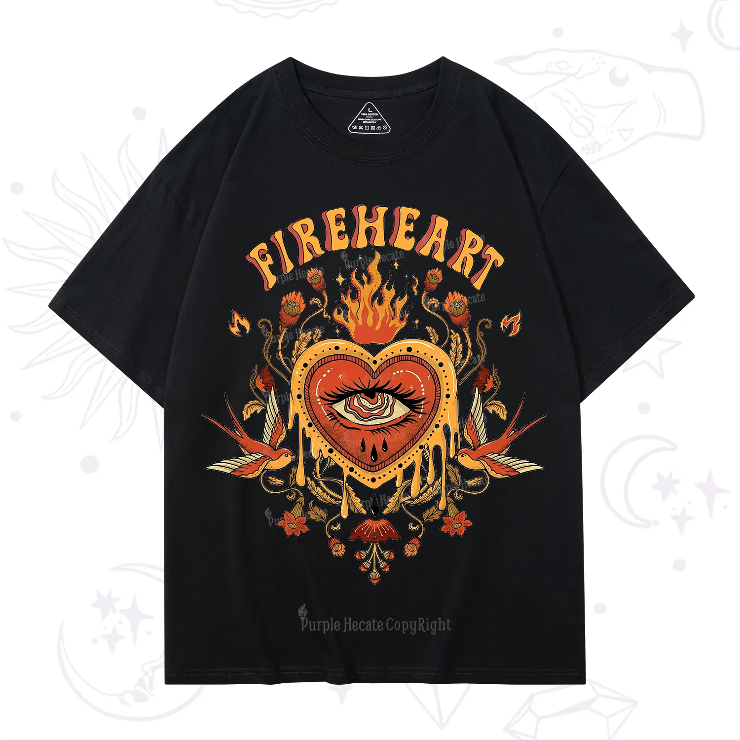 Purplehecate Fireheart T-Shirt