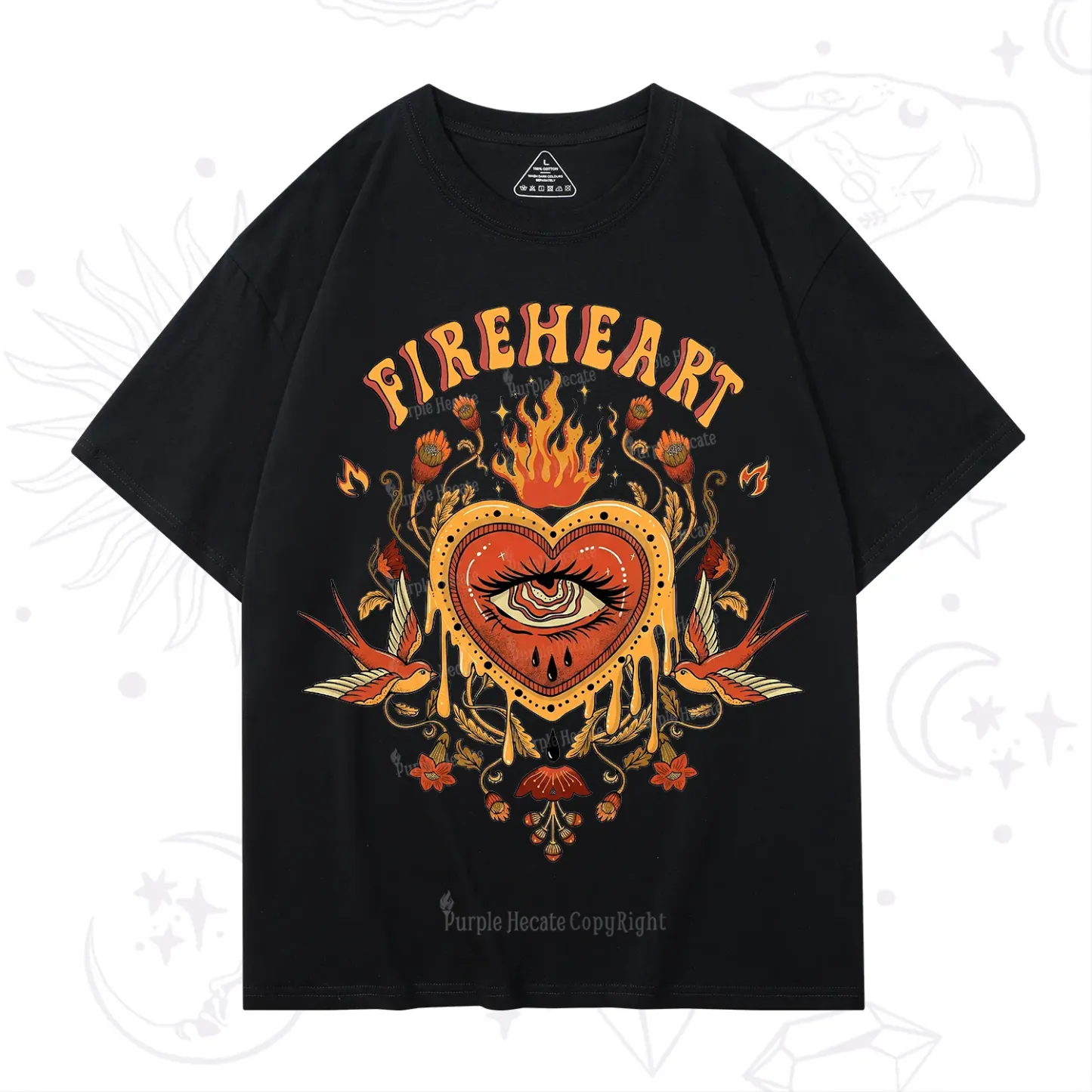 Purplehecate Fireheart T-Shirt