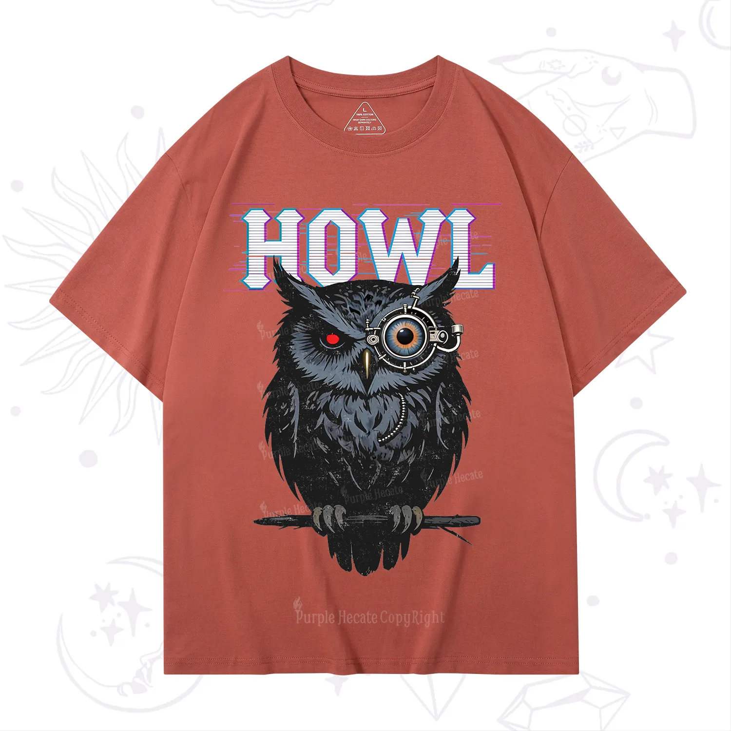 Purplehecate Howl Owl T-Shirt