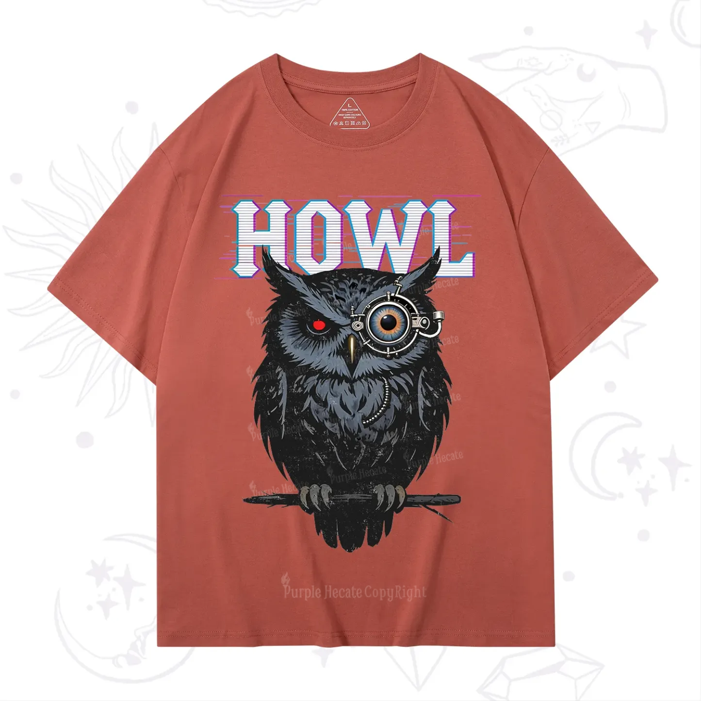 Purplehecate Howl Owl T-Shirt