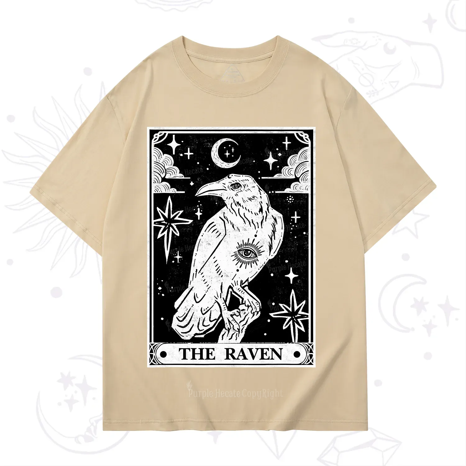 Purplehecate The Raven Tarot T-Shirt