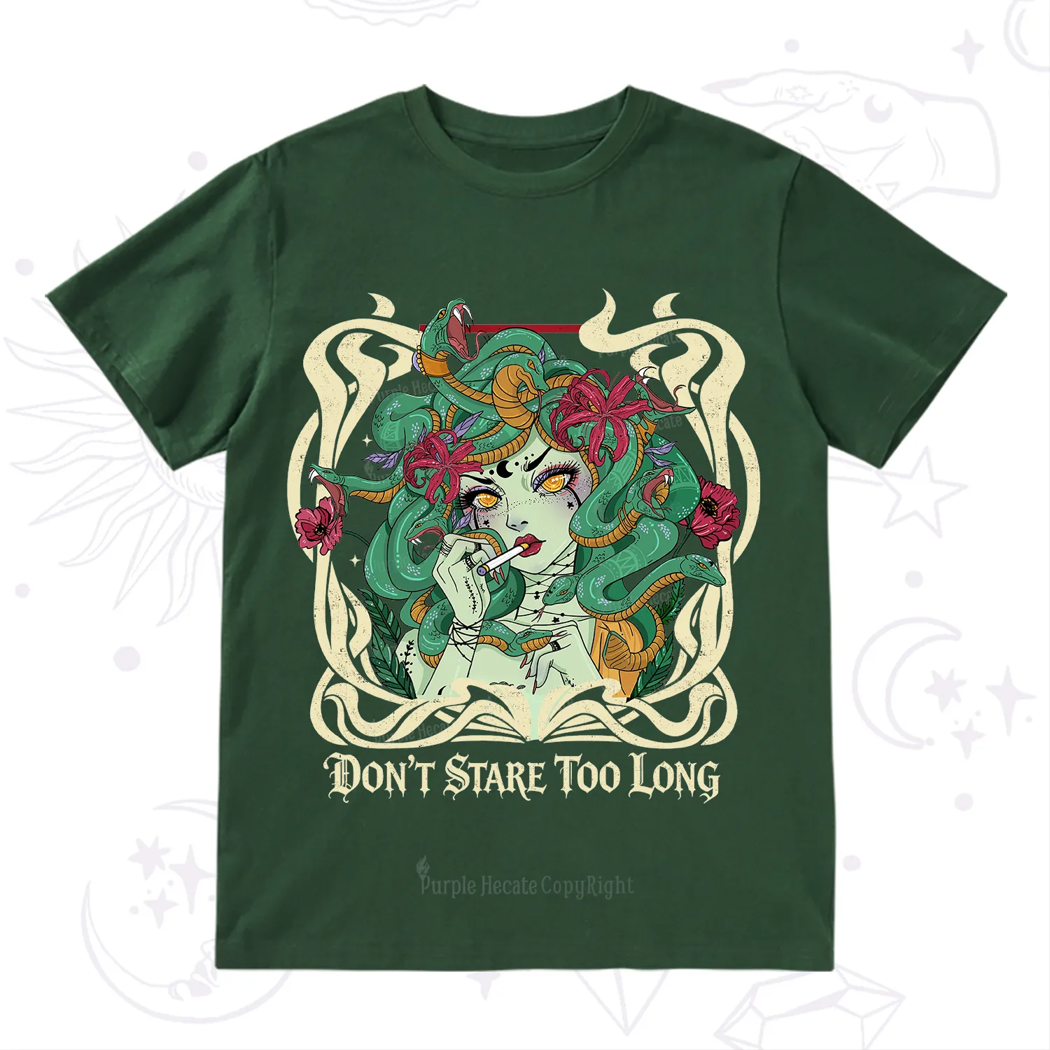 Purplehecate Don't Stare Too Long T-Shirt