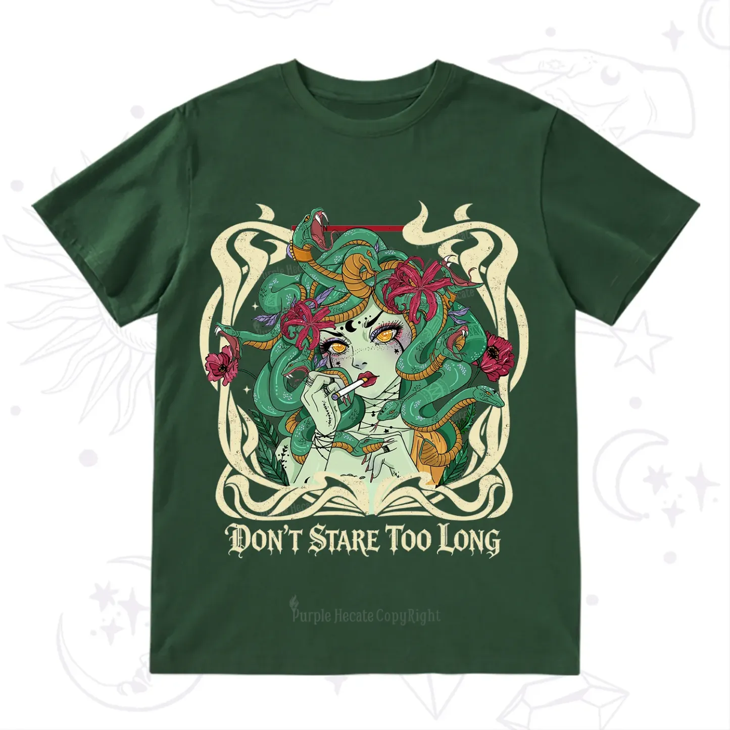 Purplehecate Don't Stare Too Long T-Shirt