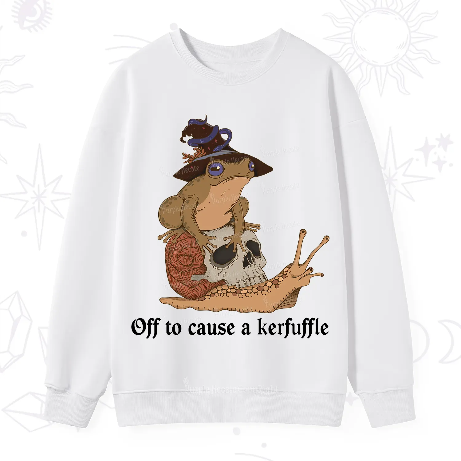 Purplehecate Off To Cause A Kerfuffle Sweatshirt