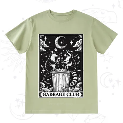 Purplehecate The Garbage Club Tarot Raccoon Party T-Shirt