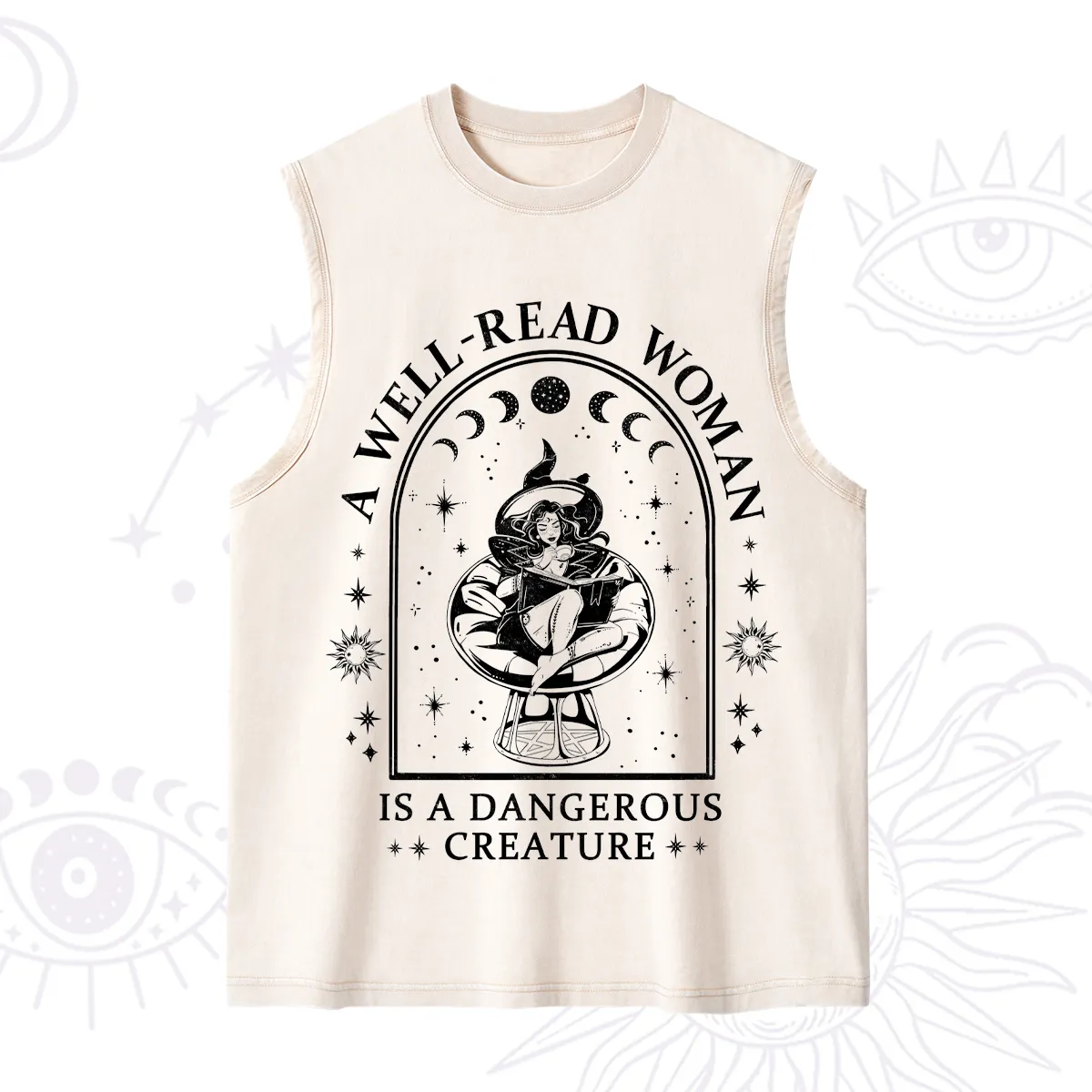 Purplehecate A Well Read Woman Bookish Washed Tank