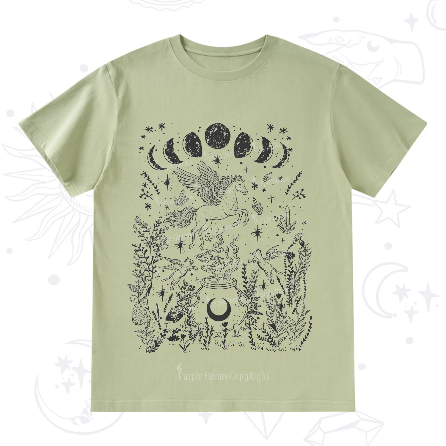 Purplehecate Celestial Pegasus T-Shirt