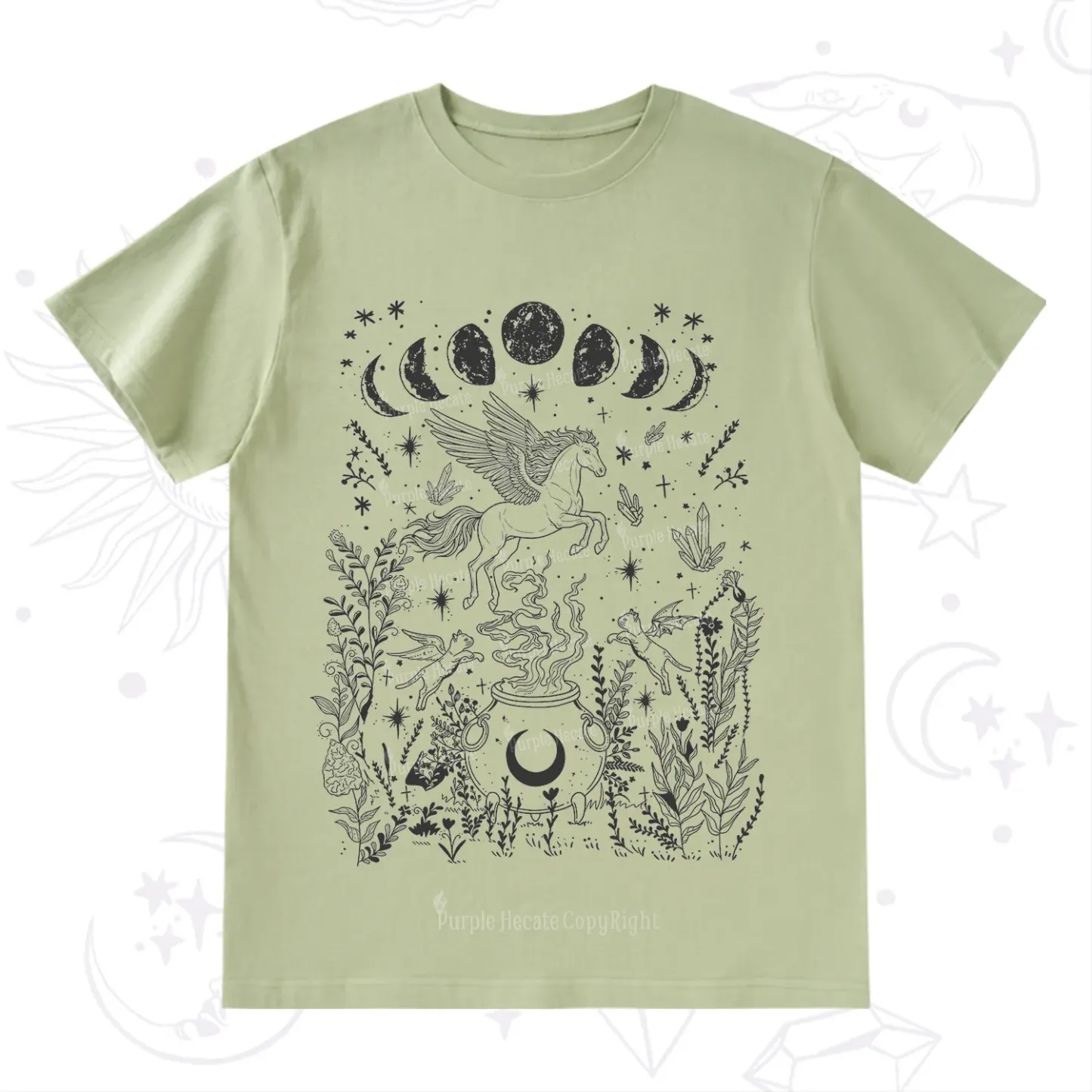 Purplehecate Celestial Pegasus T-Shirt