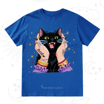 Purplehecate Feral Cat Magic T-Shirt