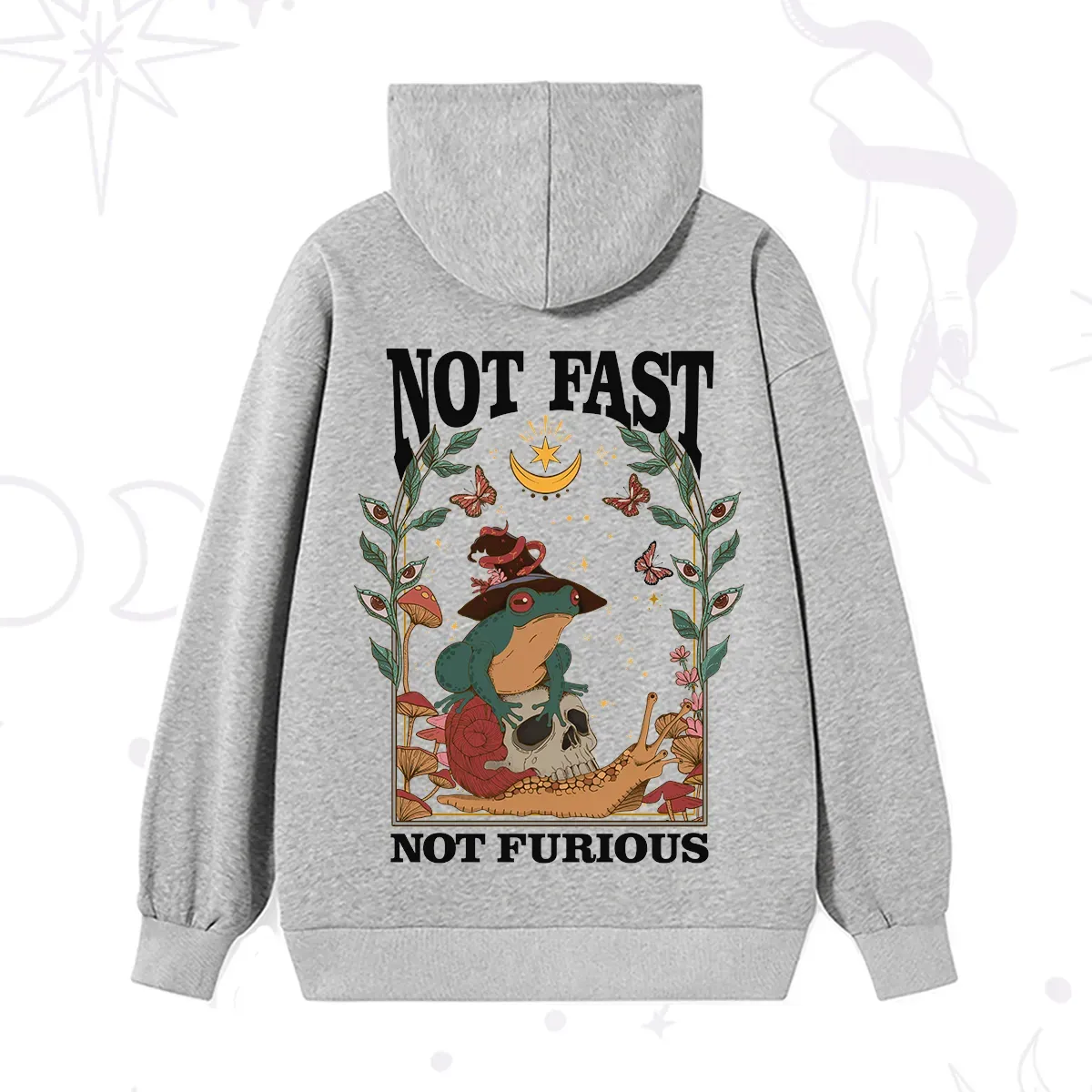 Purplehecate Not Fast Not Furious Hoodie