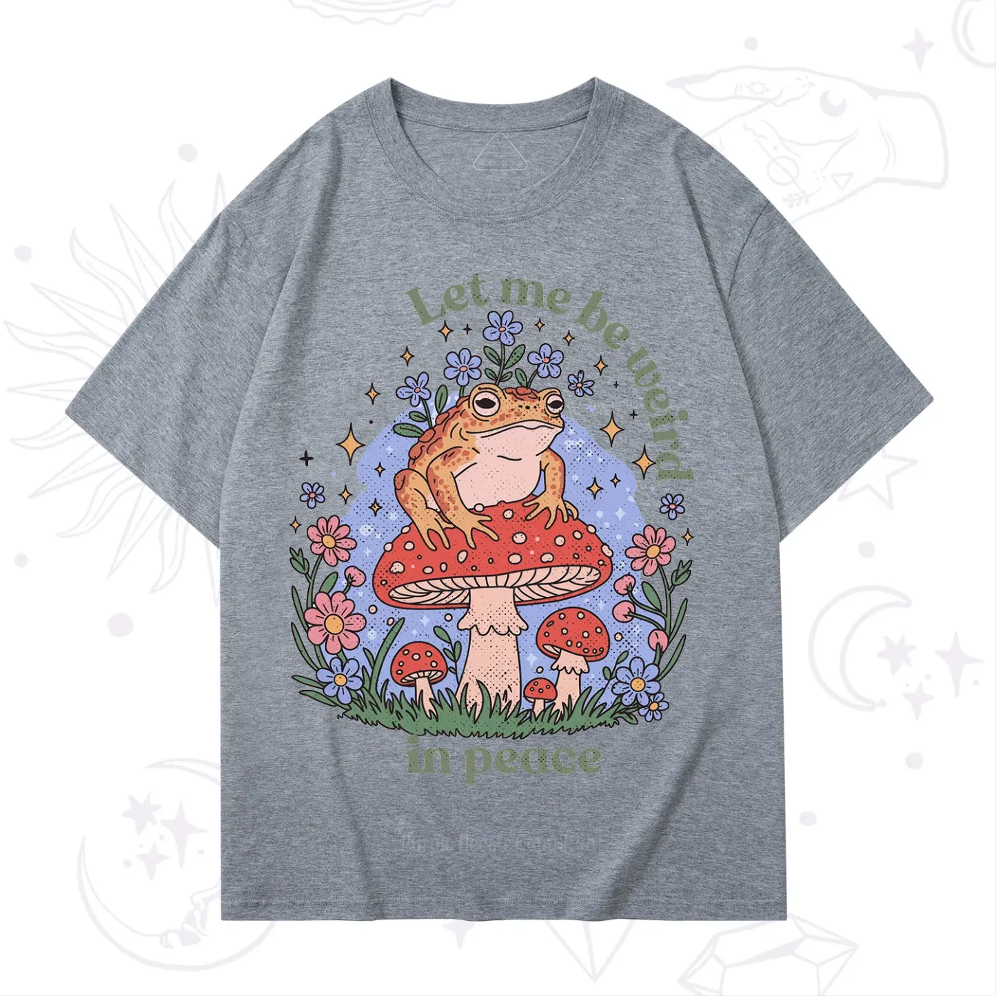Purplehecate Let Me Be Weird In Peace Frog T-Shirt