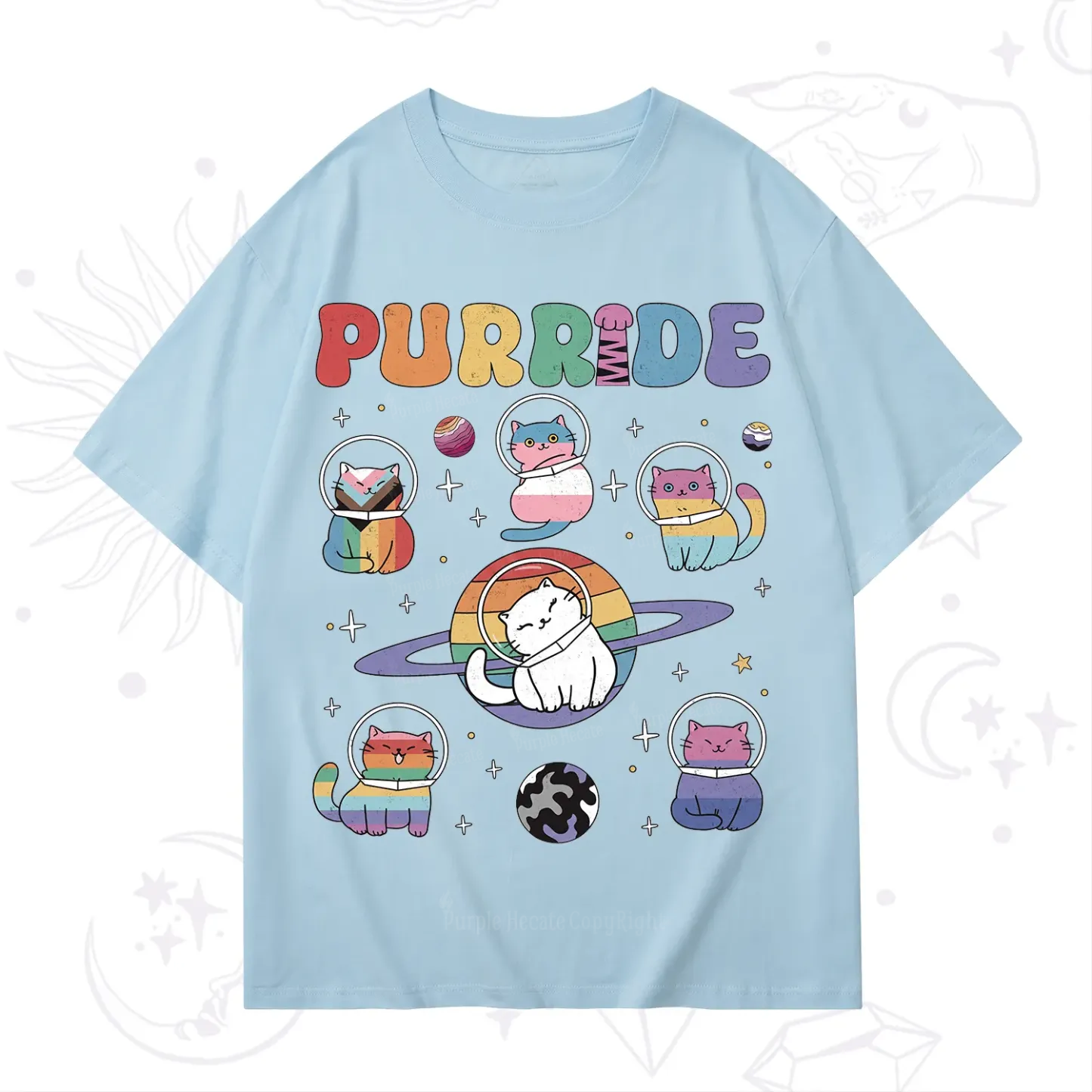 Purplehecate Purride Cat T-Shirt