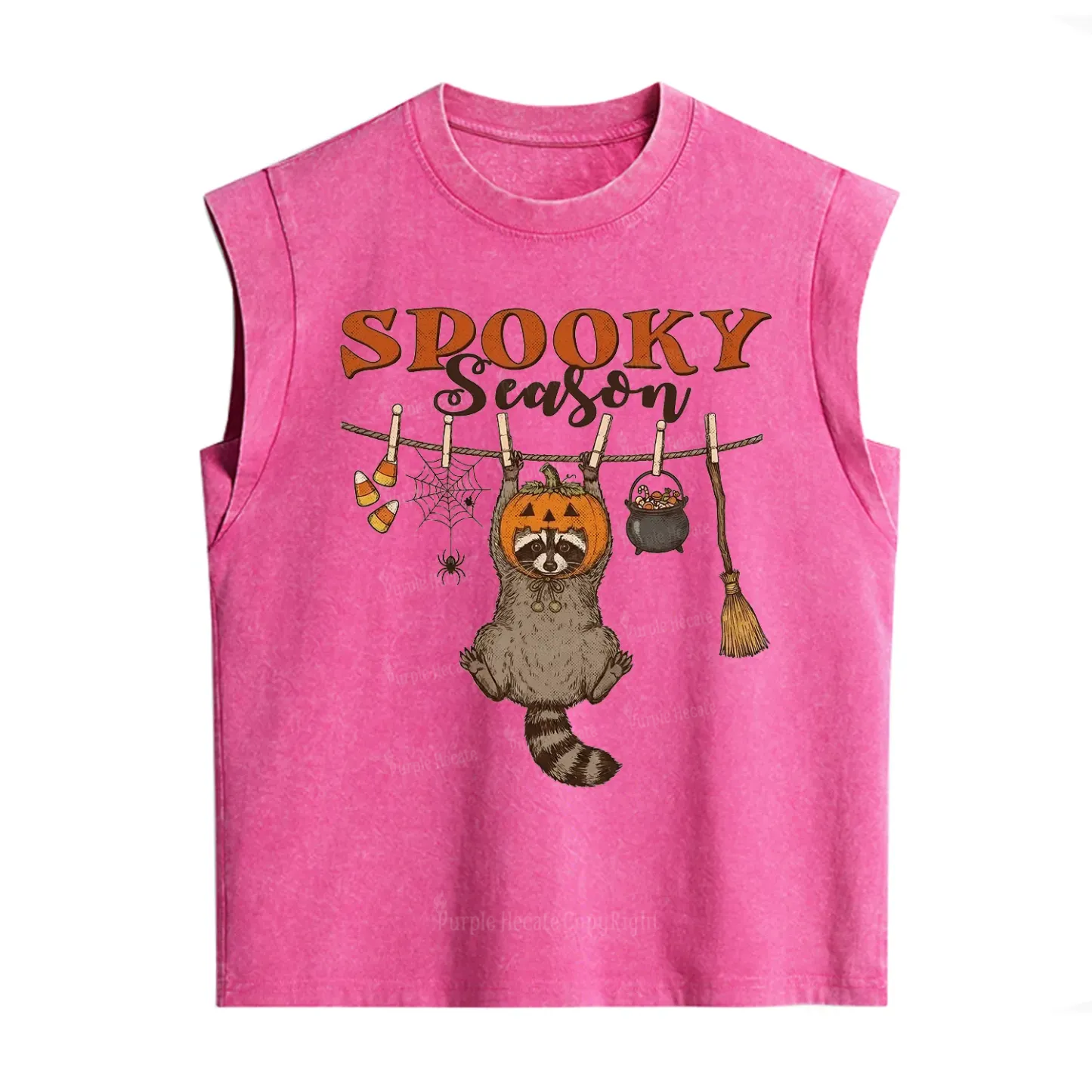Purplehecate Spooky Season Vintage Washed Tank
