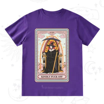 Purplehecate The Kindly Fuck Off Tarot T-Shirt