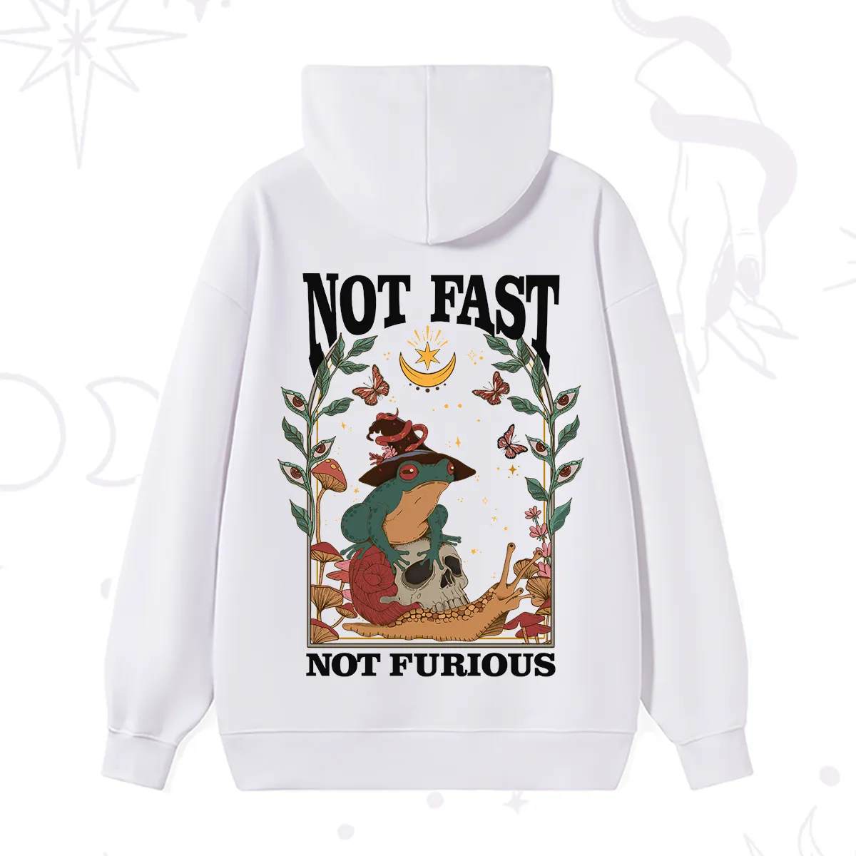 Purplehecate Not Fast Not Furious Hoodie