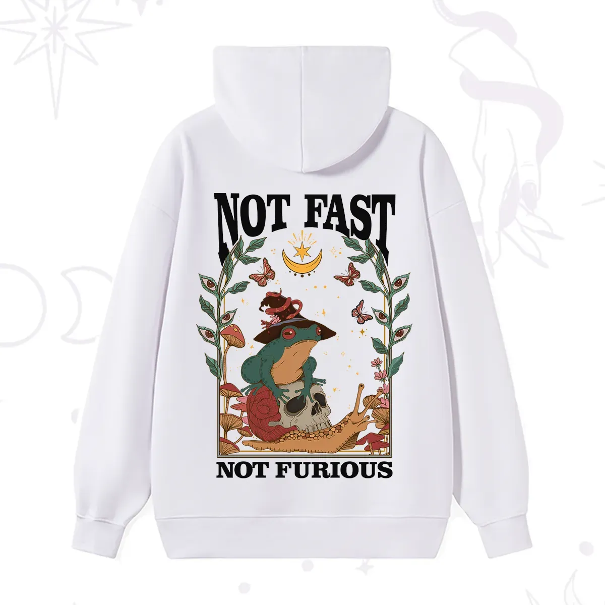 Purplehecate Not Fast Not Furious Hoodie