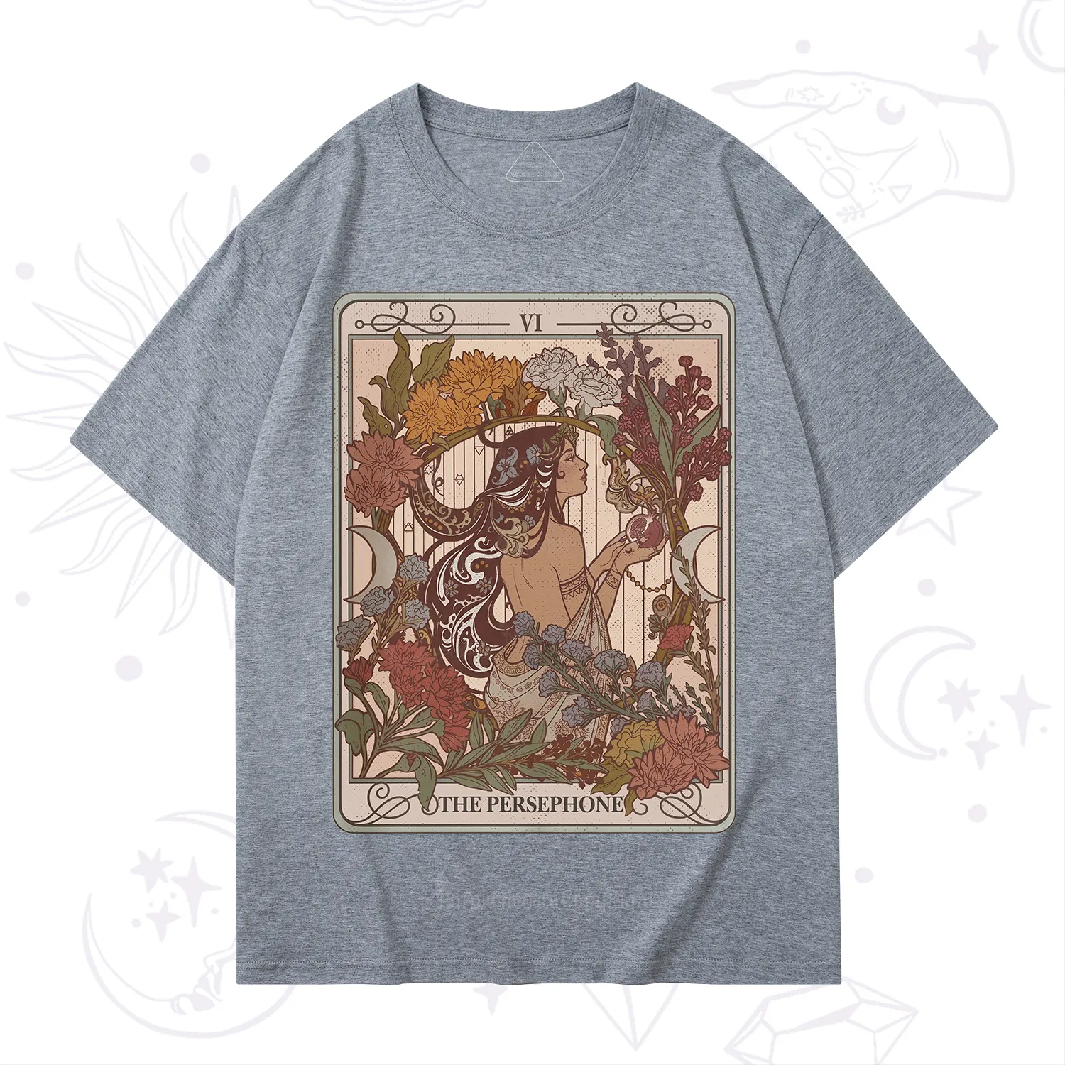 Purplehecate The Persephone Goddess Tarot Card T-Shirt