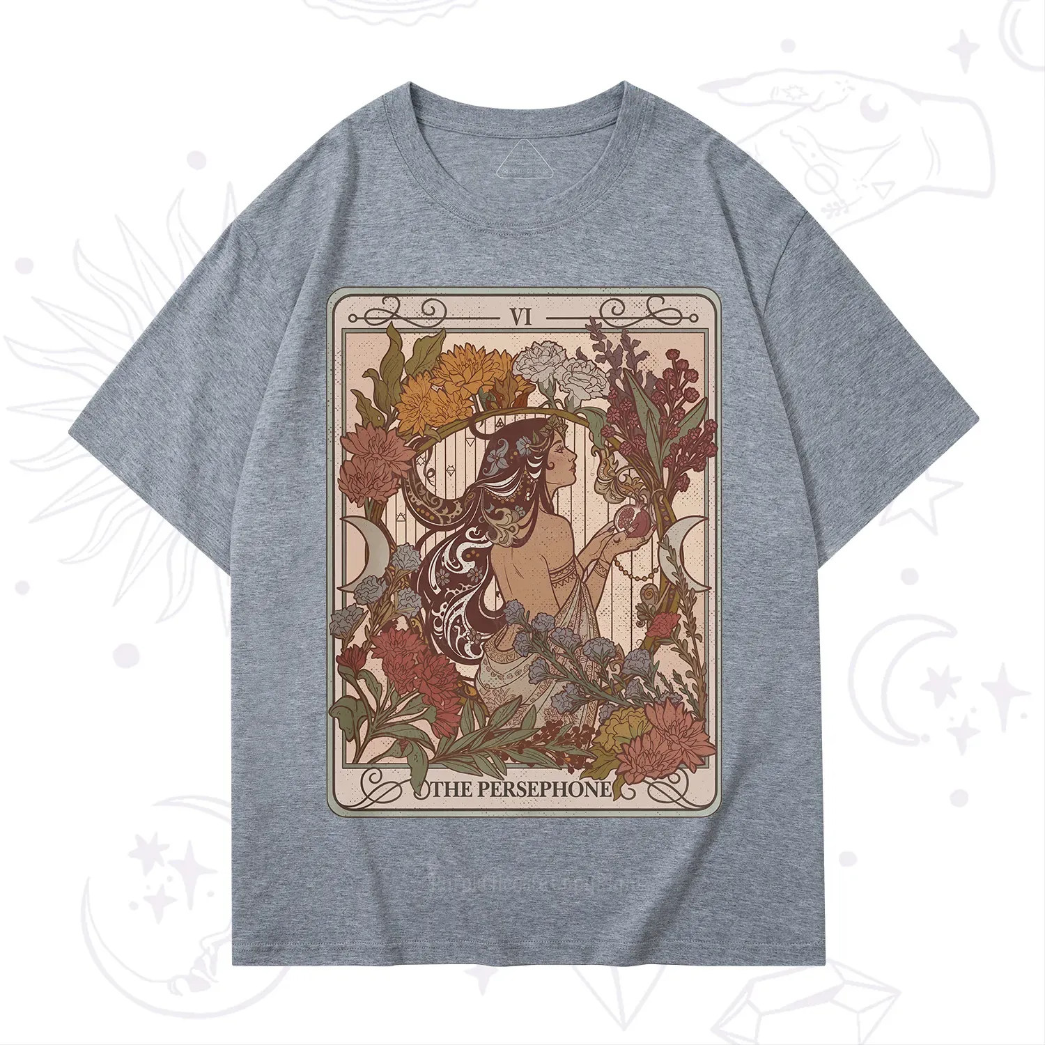 Purplehecate The Persephone Goddess Tarot Card T-Shirt
