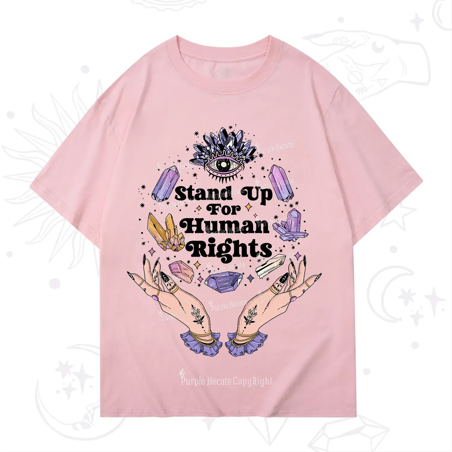 Purplehecate Stand Up For Human Rights T-Shirt